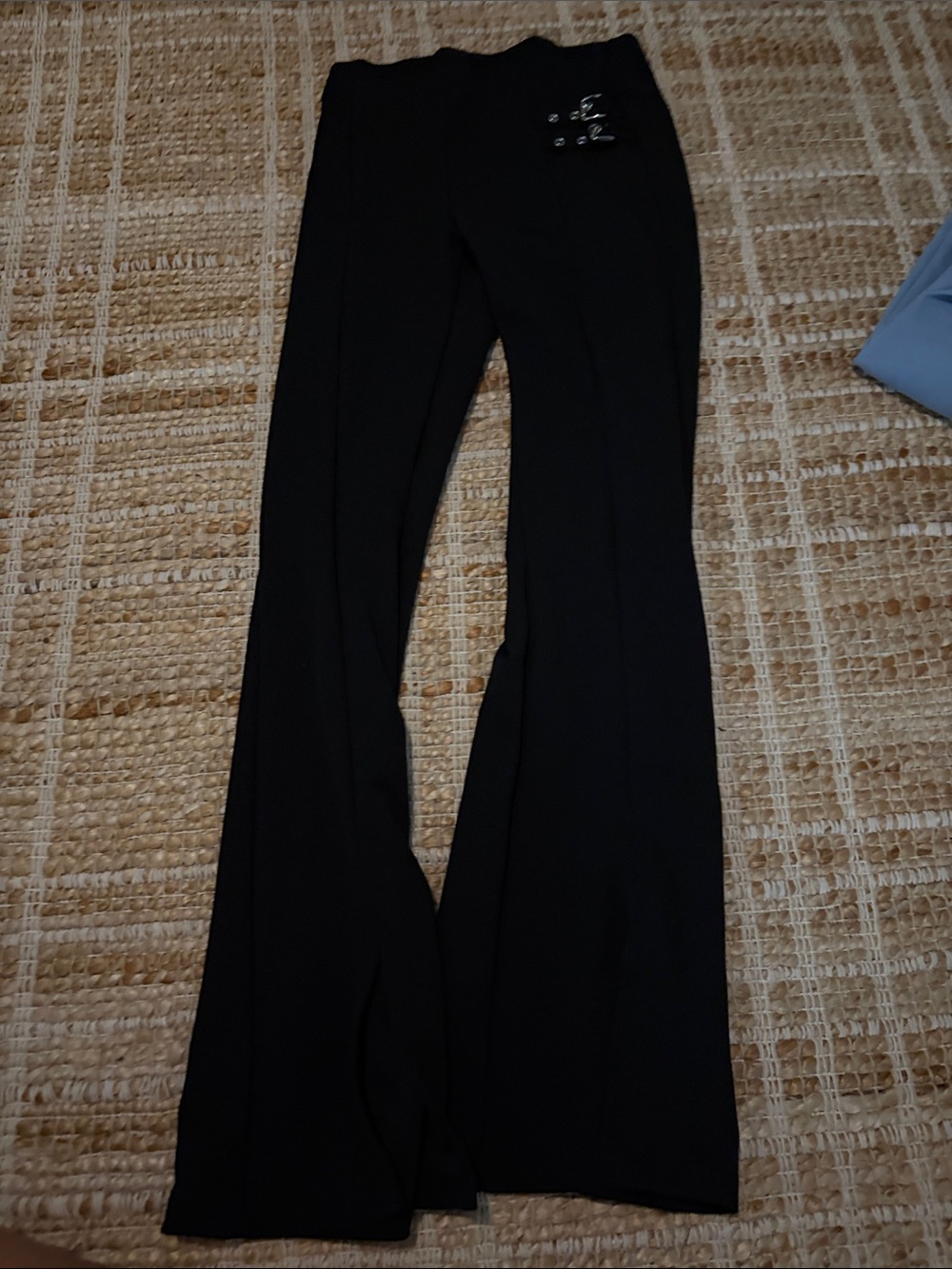 Zara Black Boot-Cut Flare Pants